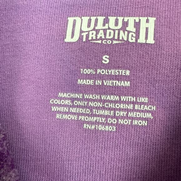 Duluth Trading Frost Lake Magenta Pink Full Zip Fleece Jacket Small Women’s - Picture 9 of 10